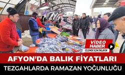 Afyonkarahisar'da İftar Sofralarının Yeni Favorisi: Balık Tezgahlarında Ramazan Yoğunluğu! Afyon'da Balık Fiyatları