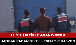 21 Yıl Hapisle Aranıyordu! Afyon’da Jandarmadan Nefes Kesen Operasyon