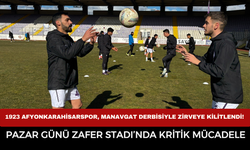 1923 Afyonkarahisarspor, Manavgat Derbisiyle Zirveye Kilitlendi! Pazar Günü Zafer Stadı’nda Kritik Mücadele