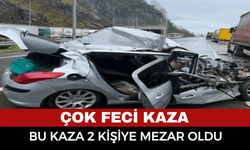 Feci Kaza: 2 Kişi Öldü, 1 Yaralı