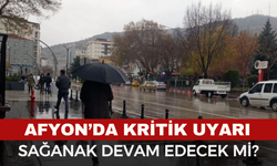 Afyonkarahisar'da Sağanak Yağış Devam Edecek Mi?