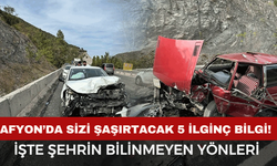 Afyon'da Feci Kaza: Bir Anda Kontrolden Çıktı! Otomobil Tıra Çarptı