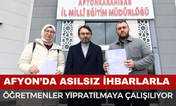 Afyon'da Öğretmenler Asılsız Şikayetlerle Yıpratılmaya Çalışılıyor