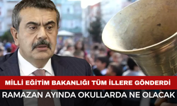 Milli Eğitim Bakanlığı'ndan 81 İle Ramazan Genelgesi