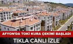 Afyonkarahisar’da TOKİ Kura Çekimi gerçekleştiriliyor — CANLI YAYINLA İZLE!