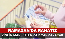 Afyon'da Zincir Marketler Ramazan Ayı'nda Zam Yapmayacak