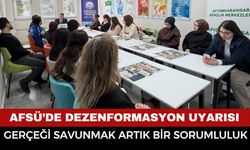 AFSÜ’de dezenformasyon uyarısı: “Gerçeği savunmak artık bir sorumluluk”