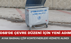 Afyonkarahisar OSB’de Çevre Düzeni İçin Yeni Adım