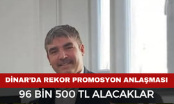 Dinar Eğitim-Bir-Sen’den Rekor Promosyon Anlaşması: 96 Bin 500 TL