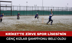 Kriket’te Zirve Spor Lisesi’nin: Genç Kızlar Şampiyonu Belli Oldu