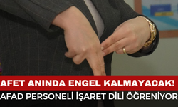 Afyon AFAD Engelli Vatandaşlar İçin "İşaret Dili" Eğitimi Başlattı