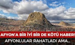 Afyonkarahisar'a bir iyi bir de kötü haber! Herkes rahatladı ama...