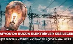 Afyonkarahisar'da bugün elektrik kesintisi yaşanacak ilçe ve mahalleler açıklandı