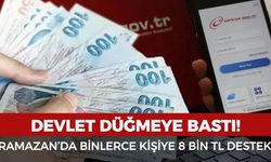 Devlet düğmeye bastı: Ramazan'da dar gelirliye 8 bin lira yardım
