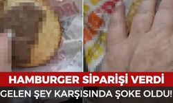 Hamburger sipariş etti, gelen şey karşısında şoke oldu