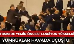 Meclis’te yemin öncesi tansiyon yükseldi: Yumruklar havada uçuştu