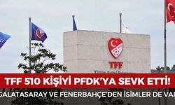 TFF 510 kişiyi PFDK'ye sevk etti: İşte o isimler
