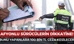 Trafikte cezalar yenilendi: Bunu yapana 100 bin lira ceza kesilecek