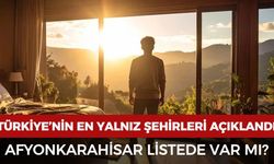 Türkiye'de yalnız yaşayanların en fazla ve en az olduğu iller açıklandı: Afyonkarahisar listede var mı?