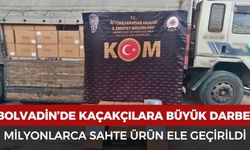 Afyon Bolvadin’de kaçakçılara büyük darbe: Milyonlarca sahte ürün ele geçirildi