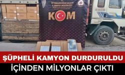 Şüpheli Kamyon Durduruldu, İçinden Milyonlar Çıktı! Afyonkarahisar’da Dev Makaron Operasyonu