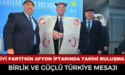 İYİ Parti liderdi Dervişoğlu, Afyon'da vatandaşlarla iftarda buluştu