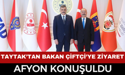 Milletvekili Taytak, Bakan Çiftçi'yi Ziyaret Etti