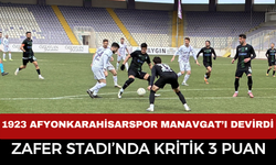 1923 Afyonkarahisarspor Manavgat’ı Devirdi: Zafer Stadı’nda Kritik 3 Puan