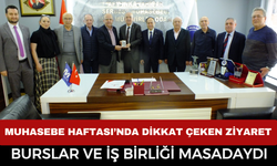 Afyon'da Muhasebe Haftası’nda Afyon Eğitim Vakfı’ndan SMMM Odasına Ziyaret