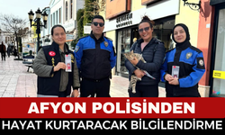 Afyon’da Emniyetten Kadınlara Hayat Kurtaran Bilgilendirme