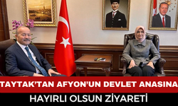 Milletvekili Taytak'tan Afyon'un Devlet Anası Yiğitbaşı'na