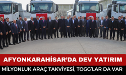 Afyonkarahisar’da Dev Yatırım: İl Özel İdaresi’ne 113 Milyon TL’lik Araç Takviyesi, 12 TOGG Hizmete Girdi