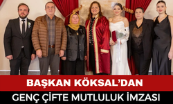 Başkan Köksal Genç Çiftin Nikahını Kıydı