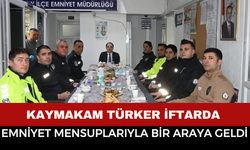 Çay Kaymakamı Türker’den Emniyet Mensuplarına İftar Sürprizi