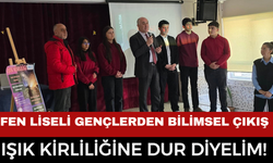 Emirdağ Fen Lisesi’nden Geleceğe Işık Tutan Proje: "Işık Kirliliği" Mercek Altında!