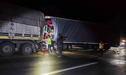 Feci kaza; genç sürücü can verdi