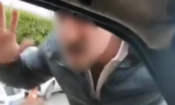 Trafik Dehşeti! Ailesinin Gözü Önünde Saldırıya Uğradı