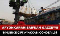 Afyonkarahisar’dan Gazze’ye 7 Bin Çift Ayakkabı Yardımı