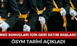 MSÜ Sonuçları İçin Geri Sayım Başladı! ÖSYM Tarihi Açıkladı