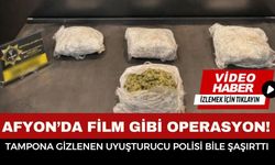 Afyon’da Film Gibi Operasyon! Tampona Gizlenen Uyuşturucu Polisi Bile Şaşırttı