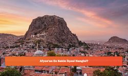 Afyon'un En Sakin İlçesi Hangisi?