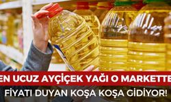 En ucuz ayçiçek yağı o markette satılıyor! Duyan koşa koşa gidiyor