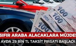 Sıfır araba alacaklara müjde! Ayda 29 bin TL taksit fırsatı başladı