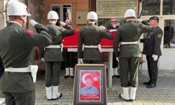 KIBRIS GAZİSİ SELAHATTİN KETBUĞA ASKERİ TÖRENLE SON YOLCULUĞUNA UĞURLANDI