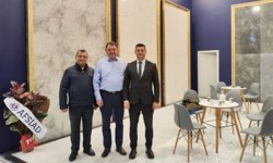 Afyonkarahisar OSB Bölge Müdürü Kil İzmir Mermer Fuarı’nda sanayicileri ziyaret etti