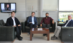 Meclis Üyesi Baykara ve İş İnsanı Kocaşaban'dan TV3'e "Hayırlı Olsun" Ziyareti