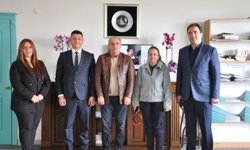 Afyon OSB yönetiminden yeni yayın hayatına başlayan TV3’e ziyaret