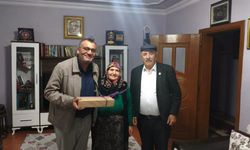 Emirdağ Belediyesi'nden vefalı ziyaret: Şehit aileleri ve gaziler bayramda unutulmadı