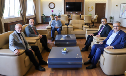 AK Parti heyetinden İGM Başkanı Siper'e ziyaret