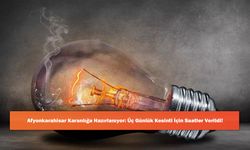 Afyonkarahisar Karanlığa Hazırlanıyor: Üç Günlük Kesinti İçin Saatler Verildi!